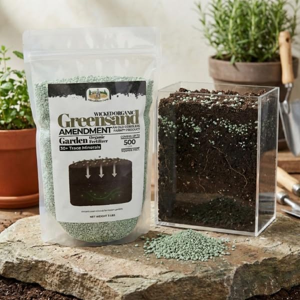 Old Cobblers Farm Greensand Fertilizer Soil - Lawns, Gardens, Trees, Shrubs, Container Plants - Organic, Sustainable Soil Improvement (5 lbs | 10 lbs | 15 lbs | 20 lbs) (10lbs.)