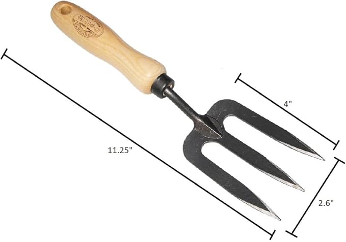 DeWit Small Garden Fork – Compact & Durable Cultivator