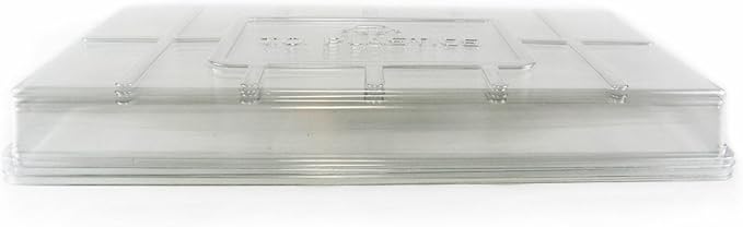 Living Whole Foods Plant Tray Clear Plastic Humidity Domes: Pack of 5 - Fits 10 Inch x 20 Inch Garden Germination Trays - Greenhouse Grow Covers