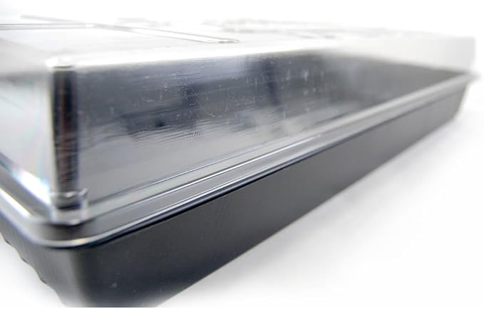 Living Whole Foods Plant Tray Clear Plastic Humidity Domes: Pack of 5 - Fits 10 Inch x 20 Inch Garden Germination Trays - Greenhouse Grow Covers