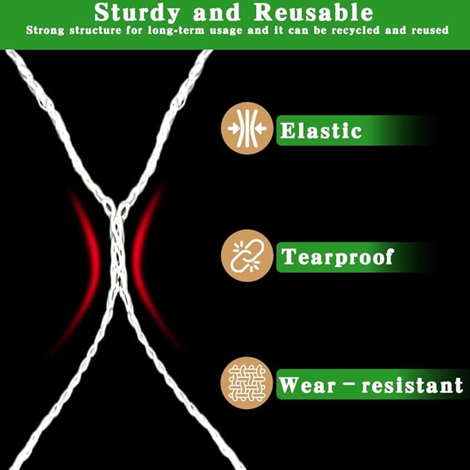 Trellis Netting for Climbing Plants 6x15Ft Garden Trellis Netting Plant Support Net Heavy Duty Climbing Net Trelliss for Vegetables Fruits Grape Beans Tomatoes Peas Pumpkin Flowers Cucumber Outdoor