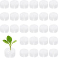 30-Pack Hydroponics Sponges, 1.97 Inch Growing Media Cylindrical Sponges for Planting Gardening Tool/Grow Seedlings/Home Vegetable Flower, Soilless Cultivation Seedling [White]