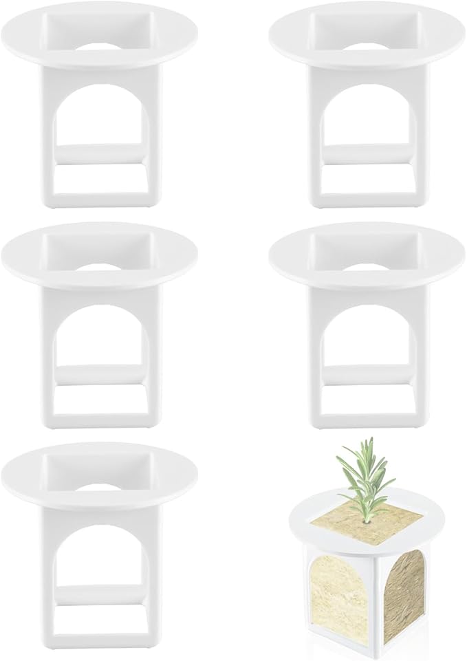 Hydroponic Growing Cups Compatible with Gardyn Home and Studio Indoor Garden System, Reusable Seed Pods for Starting and Cloning, Root-Optimized Design (5 Pack)