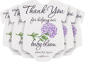 Seed Bloom Onesie Seed Paper – 5 Hydrangea Shower Favors for Guests with Wildflower Seeds, Writable & Plantable, Shower Favor Gifts for Guest