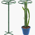 62" Round Metal Dragon Fruit Trellis，Adjustable Dragon Fruit Plant Trellis for Vertical Gardening and Climbing Plants Trees Cactus Garden Outdoor Indoor Potted Support Green