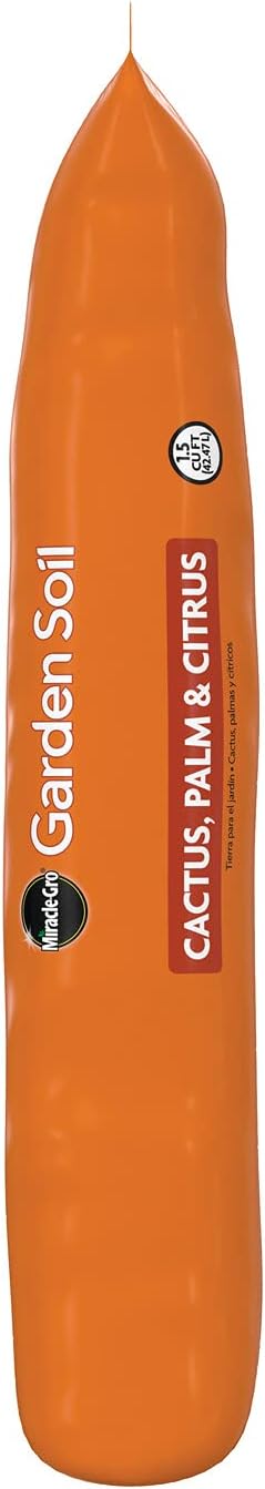 Miracle-Gro Garden Soil Cactus, Palm and Citrus, For In-Ground Use, Moisture Control, Feeds up to 3 Months, 1.5 cu. ft.