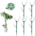Stackable Monstera Plant Support, 5 Pack Garden Plant Support Stakes for Indoor Outdoor Plants Climbing Plant Support Structures Plant Holder Stick Moss Pole for Support Tall Potted Plants