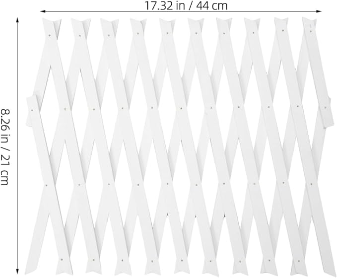BESPORTBLE Expandable Garden Trellis: Wooden Lattice Fence, Stretchable Wall Panel Lattice Panels Trellis Vertical Rack for Climbing Plants Outdoor
