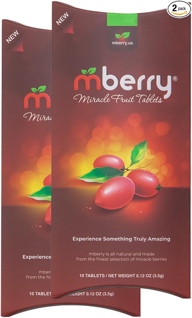 mberry Miracle Fruit Tablets, 10-Count (Pack of 2)