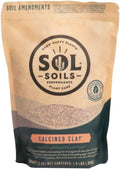 Sol Soils Calcined Clay – 100% Peat-Free Soil Amendments with Superior Drainage, Aeration, & Root Health for Indoor Plants, Succulents, Bonsai & More - 1 Quart