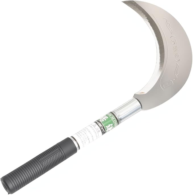 King of The Sickle Brush Clearing Sickle with Carbon Steel Blade and Aluminum Handle, Professional Clearing Tool for Vines, Undergrowth and Small Saplings