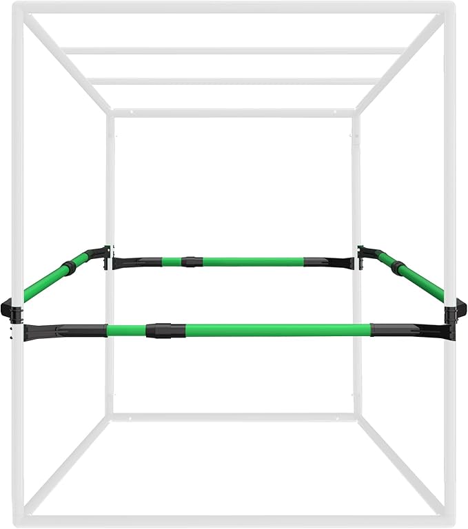 VIVOSUN Grow Tent High CFM Kit, Heavy-Duty Mounting Bars, High Airflow Support Pole Kit 24"-36" Adjustable, Suitable for 2’×2’, 2.3’×2.3’, 2.7’×2.7’, and 3’×3’ Tents, 4-Pack