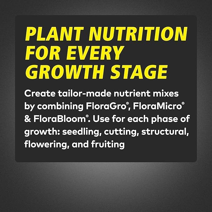 General Hydroponics FloraBloom 0-5-4 Plant Food, Part of FloraSeries Advanced Nutrient System for Plants, 16 oz.