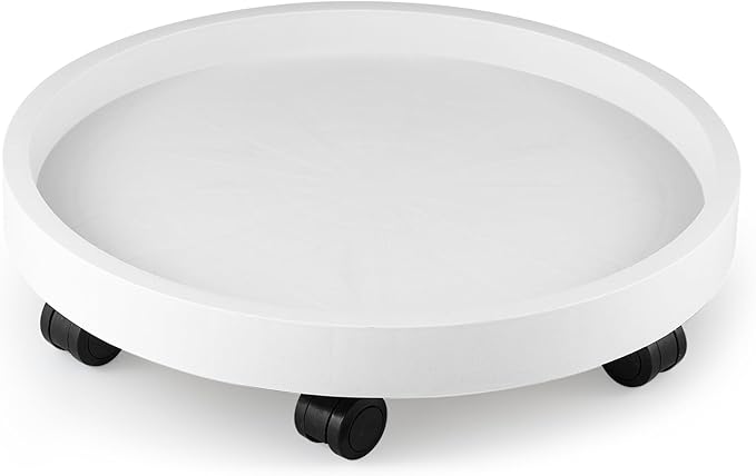 BAOSHISHAN Silent Wheel Mobile Tray for 7-Layer Hydroponics Tower, Easy Mobile, Heavy-Duty Load-Bearing, Floor-Safe Design