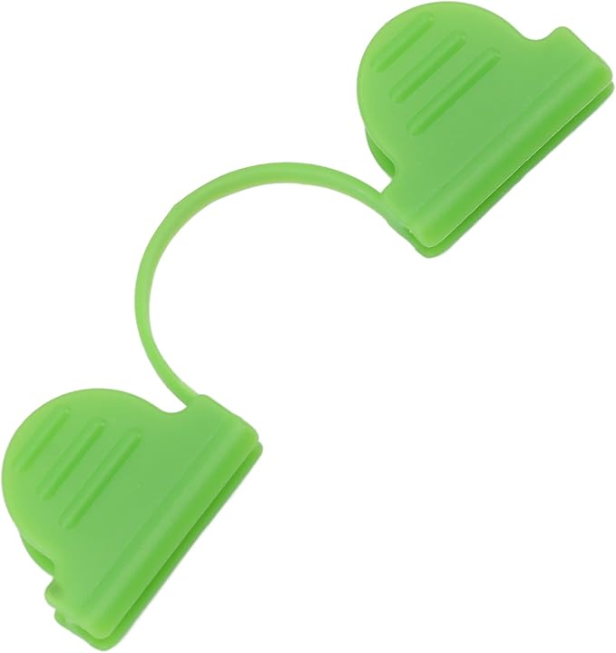 Acouto Greenhouse Arch Frame Double 100PCS Greenhouse Arch Frame Double Plastic Heating Press Film Clamp Heating Press Film Plastic Greenhouses & Plant Germination Equipment (6mm)