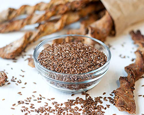 Food to Live - Brown Flax Seeds, 12 Pounds Raw Whole Flaxseed, Kosher, Vegan, Bulk. High Dietary Fiber Food. Rich in Omega-3 Fats. Great for Salads, Baked Goods, Smoothies, Oatmeal, and Yogurt.