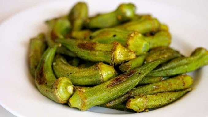 Perkins Long Pod Okra Seeds,50 Count "COOL BEANS N SPROUTS" Brand. Heirloom. Non-GMO. Home Gardening.