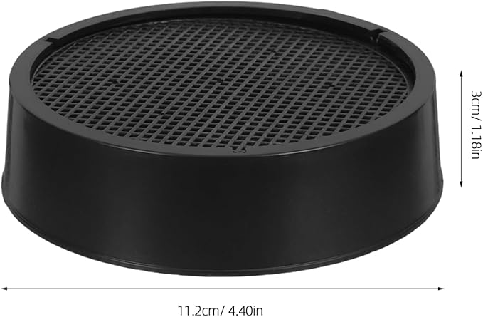 DOITOOL 2 Set Garden Sieve Soil Sifter, Round Plastic Sand Sieve, Soil Gardening Sifting Pan, Compost Sifter Rock Dirt for Small Gravel, Sand