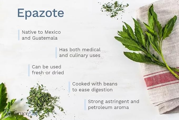 Live Epazote Plant/Mexican Tea. Year's Supply. Family Pack. Helps Immunity, Digestion, Metabolism. Flavorful, Pungent, Fresh, Edible. Easy Grow. Indoor/Outdoor. (2 Epazote in Cup)