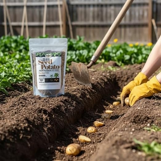 Old Cobblers Farm™ Wicked Growth Seed Potato Fertilizer-Strengthens Roots, Boosts Yields, and Supports Healthy Potato Growth with Eco-Friendly, Slow-Release Nutrients (5/10/15/20 lbs) (10lbs)