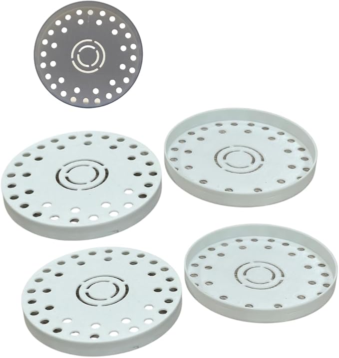 Drain Cap Hydroponic 4 Inch Pipe Vertical Hydroponic Tower (Pack of 4) | Life of Garden | Indoor Hydroponic Garden | Hydroponic Herb Garden Kit Indoor | Made in The USA