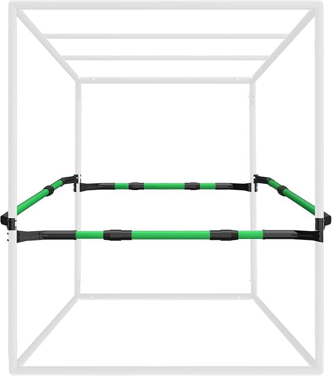 VIVOSUN Grow Tent High CFM Kit, Heavy-Duty Mounting Bars, High Airflow Support Pole Kit 39"-60" Adjustable, Suitable for 3.3’×3.3’, 4’×2’, 4’×4’, and 5’×5’ Tents, 4-Pack