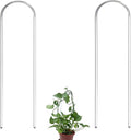 2 Pack U-Shaped Clear Acrylic Plant Supports - 14 inches Indoor/Outdoor Climbing Vine Trellis for Potted Plants, Ideal for Ivy & Tropical Houseplants,Plant Support Hoya Trellis
