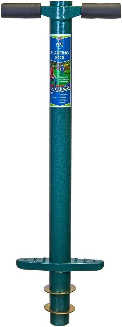 ProPlugger 5-in-1 Planting Tool - Sod Plugger, Bulb and Flower Planter