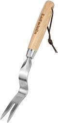 Weed Puller Tool Hand Weeder Tool Weed Remover Stick Hand Weed Digger for Gardening Weeding Pulling Digging Removing Weeds Roots Garden Manual Weeder Tool with Hard Solid Wood Handle