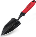 Heavy Duty Garden Trowel, Stainless Steel Pointed Hand Shovel with Non‑Slip Rubber Handle, Ideal for Digging, Weeding, Transplanting, Planting Bulbs & Soil Scooping