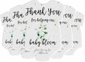 Seed Bloom Onesie Seed Paper – 5 Green Shower Favors for Guests with Wildflower Seeds, Writable & Plantable, Shower Favor Gifts for Guest