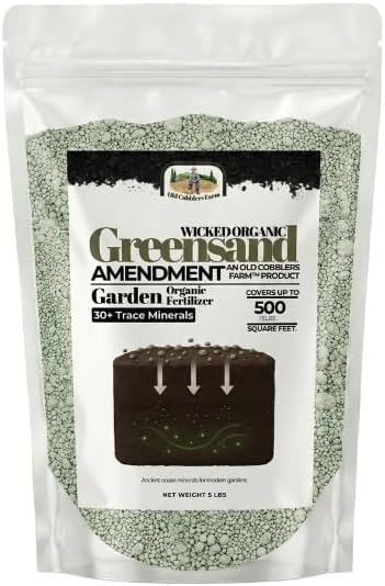 Old Cobblers Farm Greensand Fertilizer Soil - Lawns, Gardens, Trees, Shrubs, Container Plants - Organic, Sustainable Soil Improvement (5 lbs | 10 lbs | 15 lbs | 20 lbs) (15 lbs)
