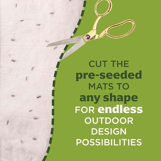 BloomingBulb Seed Mat - Easy to Plant and Grow Garden Seeds - Creates Fragrant, Vibrant Flower Garden – Customizable Flower Beds- Shady Annual Tree Ring-Flower Mat