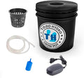 Hydroponic Kit N3 DWC System Economic, Complete Indoor Garden with Accessories (5gal)