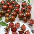 Park Seed Cherry Tomato Seeds, Planting Vegetables, Easy to Grow, Non-GMO, Variety of Colors and Sizes, Spring Garden, Gum Drop Black, Pack of 30