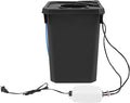 DWC Hydroponics Grow System with Top Drip Kit Plant Deep Water Growing Bucket 7.13Gal Soilless Plant Cultivation with 1.05Gal/Min Air Pump