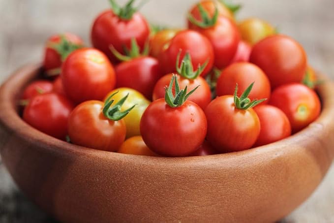 300 Cherry Tomato Seeds, Non-GMO Heirloom Vegetable for Home Garden, Indoor Outdoor Planting, Sweet Red Tomatoes, Semillas de Tomate para Sembrar