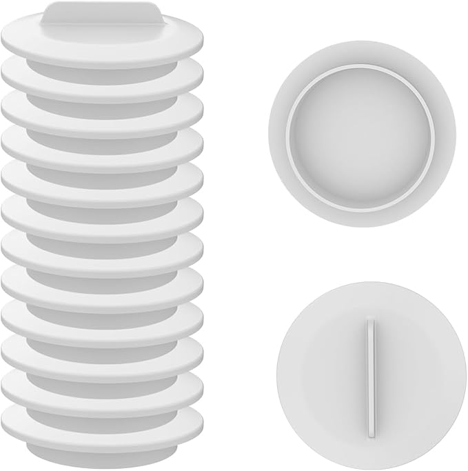 Plant Spacer Kit Compatible with Aerogarden,Plant Spacer Cover for Aerogarden Spacer Caps,for Indoor Hydroponic Growing System,Plant Grow Deck Openings, Round, 25 Pack, White