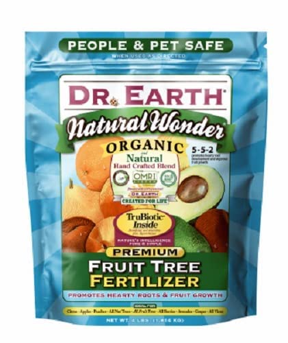 Fruit Tree Organic Fertilizer, 5-5-2, 4-Lb. 2 Bags