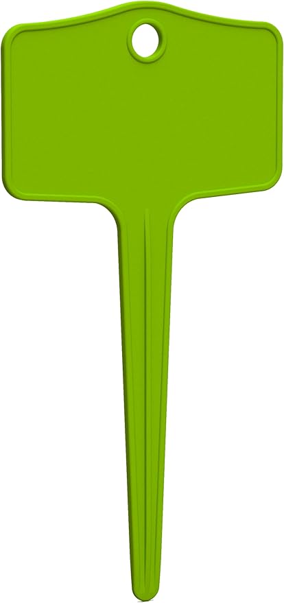 50pcs Plastic Plant T-Type Labels Garden Stake Markers Waterproof Plant Tags for Outdoor (Green)