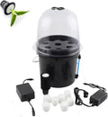 Hydroponics Seedling Cloning System Kit, 8 Holes Cloning System Aeroponic Propagation Kit, Fog Seedling Box, Soilless Hydroponic Equipment for Indoor Outdoor Garden Vegetables