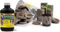100 Count- Jiffy 36 MM Peat Soil Pellets Seeds Starting Plugs: Indoor Seed Starter- Start Planting Indoors for Transplanting to Garden and SUPERthrive Plant Vitamin Solution with Kelp, 4 Oz.