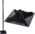 Acostop Heavy-Duty Steel Tamper, 10x10 Inch Laborsaving Ergonomic Hand Soil Tamper, Garden Landscaping Tool for Ground & Gravel Leveling Dirt Compactor, 48 Inches Total