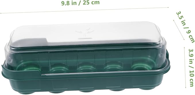 Yardwe 5pcs Germination Tray with Transparent Cover for Seedlings Airtight Warm Plant Propagation Trays for Home Gardening and Microgreens Growing
