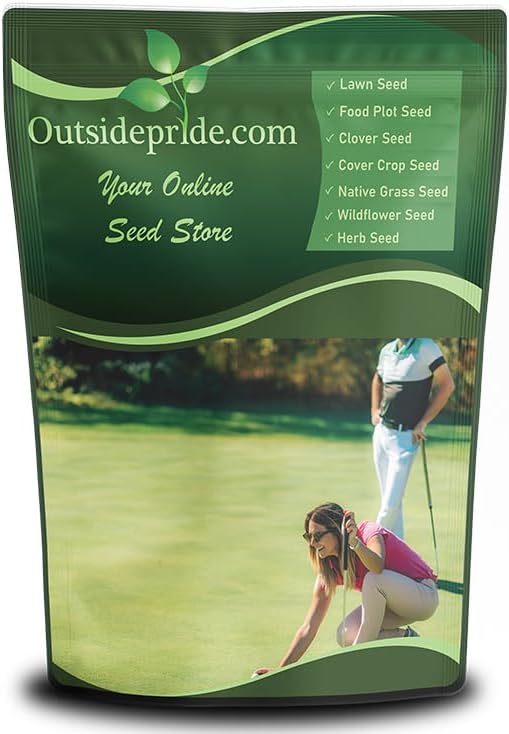 Outsidepride True Putt Perennial Creeping Bluegrass Seed - 5 Lbs. Shade-Tolerant Bluegrass for Golf Courses & Home Putting Greens - Ideal for Dense, Fine-Textured Lush Turf in Low-Light Areas