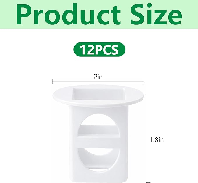 EBaokuup 12 Pcs Grow Cubes for Hydroponic System, Grow Cube Hydroponic Cups Compatible with yCube, Reusable Hydroponic System Grow Cube for Indoor Graden Supplies
