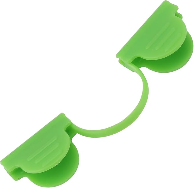 Acouto Greenhouse Arch Frame Double 100PCS Greenhouse Arch Frame Double Plastic Heating Press Film Clamp Heating Press Film Plastic Greenhouses & Plant Germination Equipment (6mm)