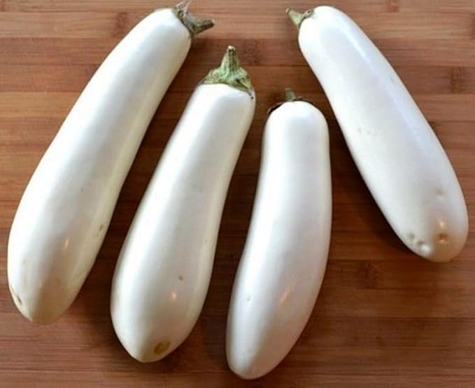 Seeds White Eggplant - Heirloom Vegetable - GMO Free