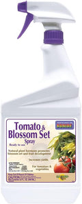 Bonide Tomato & Blossom Spray Set, 32 oz Ready-to-Use, Increases Harvest of Fruits & Vegetables in Home Garden