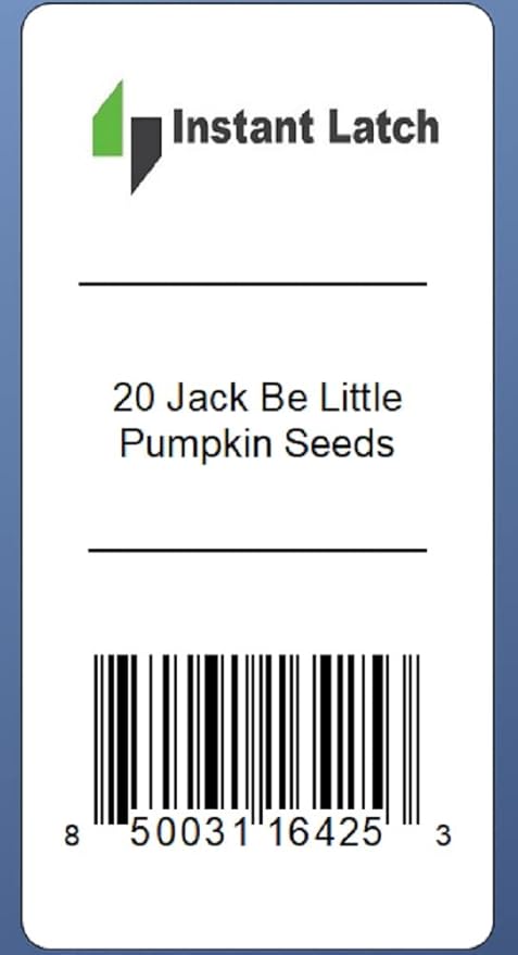 20 Jack Be Little Pumpkin Seeds for Planting Non GMO Heirloom Seeds Instant Latch Garden Seed